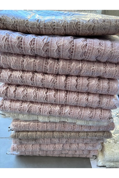 Butik İnce klasik küpür imza Tekstil  dantel top 9 metre kalite kumaş havlu masa örtüsü uç kenar Güpür