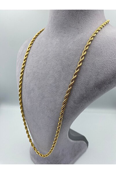 Butik Mara Çelik Burgu Kolye 60 Cm 3 Mm Kalınlık