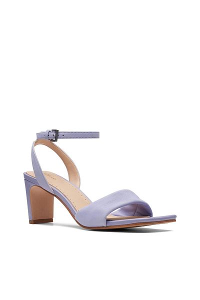 CLARKS Seren65 Strap Lilac Nubuck FORMAL WOMEN SANDALS