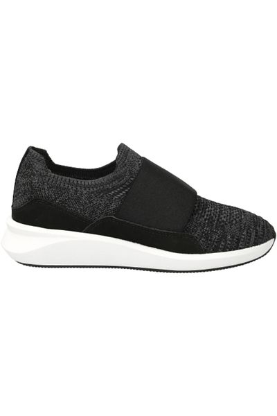 CLARKS Un Rio Knit Black Knit CASUAL WOMEN SHOES