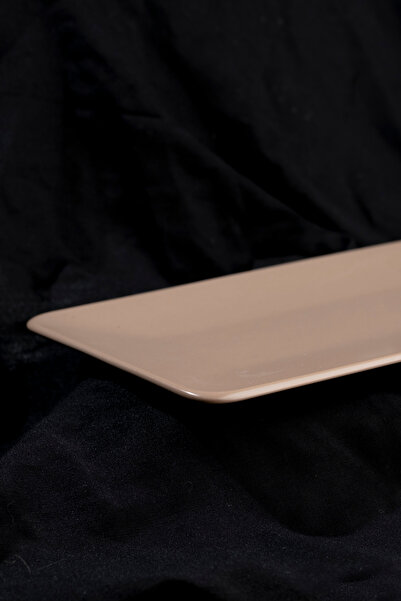 Countra Kahverengi Siera Dikdörtgen Kayık Tabak 33 Cm - 17 Cm 6 Adet Seramik Çok Amaçlı Servis - SunumTabağı