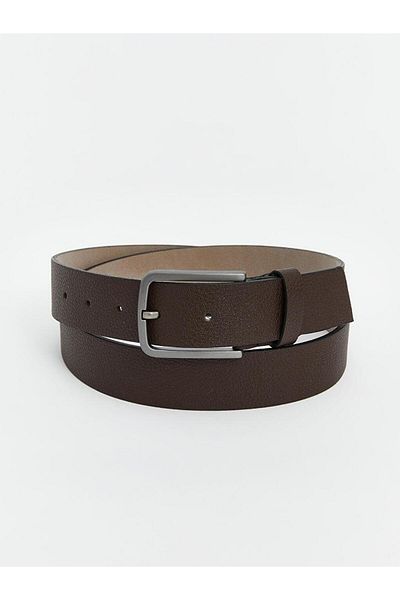 LC Waikiki LCW ACCESSORIES Ανδρική ζώνη δερμάτινη εμφάνιση