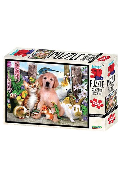 Prime 3D Cute Friends 100 Piece Selfie Puzzle - 10502