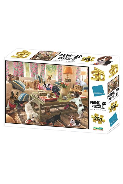 Genel Markalar Giordano Köpekler Oturma Odasında Puzzle 300 Parça 12235