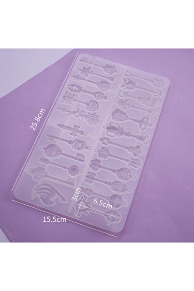 HOBİFLEX EPOKSİ REÇİNE SİLİKON KALIP İTHAL ANAHTARLIK KOLYE SİLİKON KALIP HB1...