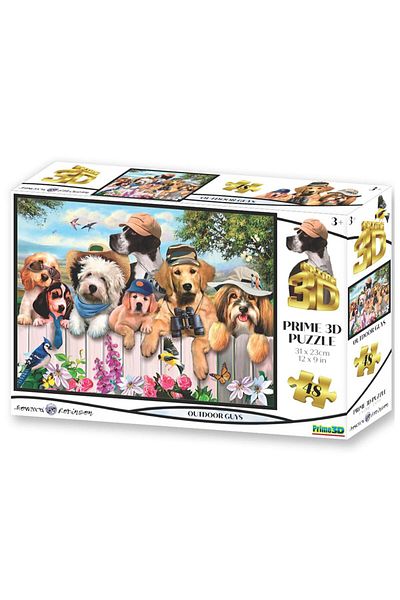 Prime 3D Outdoor Friends - Selfie Puzzle 48 Pieces 10780