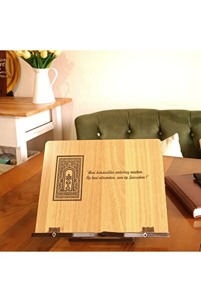 hü ma tasarım ve aksesuar Masaüstü Kitap Okuma Standı Kuran Rahlesi Tablet St...