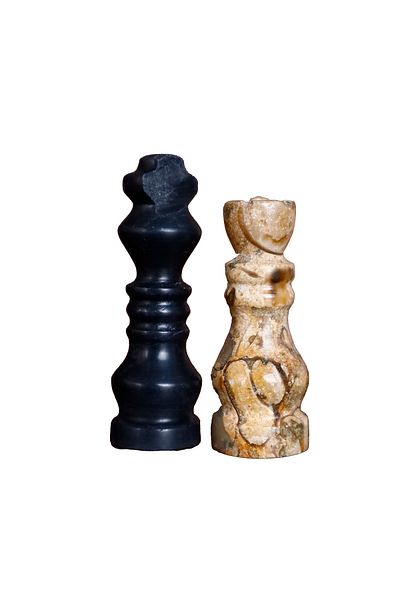 taru pasaj Handmade Natural Stone Chess Set - Stylish and Unique Design