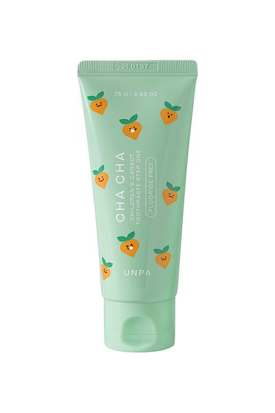 UNPA Unpa Cha Cha - Natural and Vegan Korean Toothpaste for Children from 36 Months