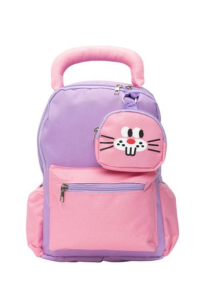 QUOVO Kawaii Style Special Design Kindergarten Waterproof Orthopedic Kindergarten Bag Nursery Bag 4-7Years