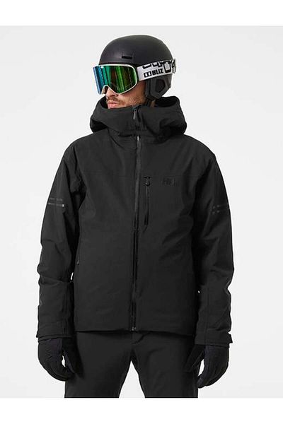 Helly Hansen سترة تزلج سوداء للرجال من Swift Team