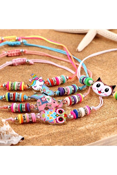 ALMEKAQUZ Colorful Bracelets for Kids and Girls