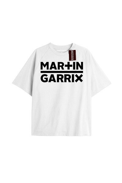 TIMESWASTINGIRL MARTIN GARRI Tricou Unisex Oversize Alb