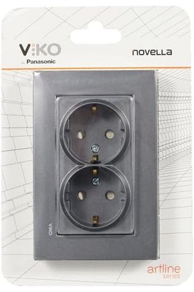 yusuftex Tx Novella Smoked Double Earthed Socket Child Protection Tex New Model Pattern 721051