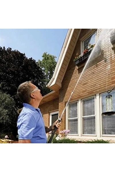 Epilons Bahçe Sulama Araç Oto Yıkama Temizlik Tazyikli Su Püskürtme Yüksek Basınçlı Hortum Ucu Aparatı 50 Cm