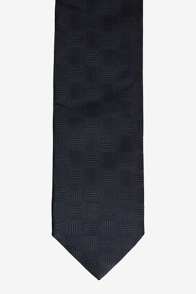 ALTINYILDIZ CLASSICS Men's Black Patterned Silk Tie