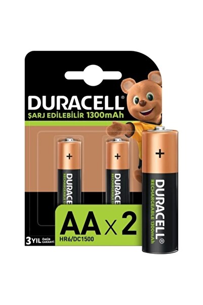 Duracell 1300 Mah Şarjlı Kalem Pil 2li