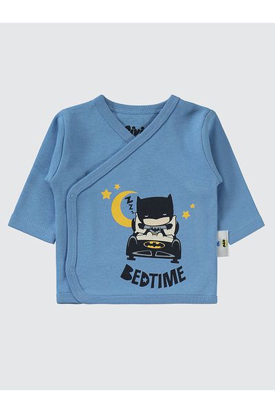 Batman Baby Boy Bodysuit Sets - Light Indigo
