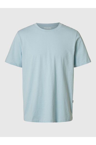 Selected Homme T-Shirt Flammengarn Baumwoll
