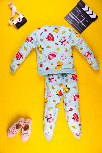 Yalçınoğlu Children's Character Patterned Soft Sweat Set - Raised Cotton Soft