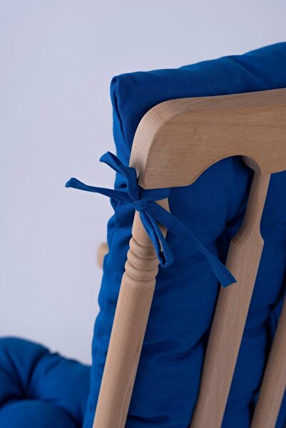 ALTINPAMUK Selen Luxury Blue Chair Cushion - 120x50cm Bench, Swing Rocking (Cushion Only)