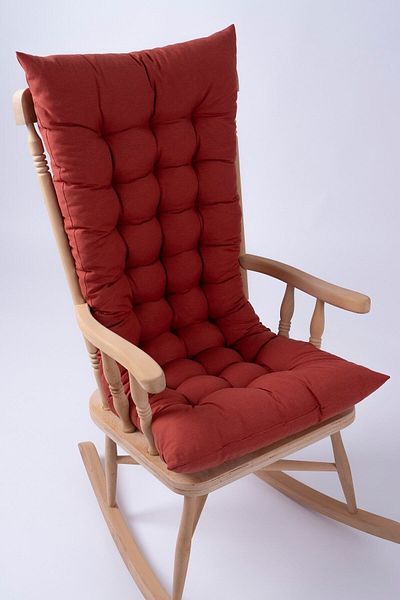 ALTINPAMUK Selen Luxury 120x50cm Brick Color Swing Cushion - Rocking Chair, Bench Model (Cushion Only)