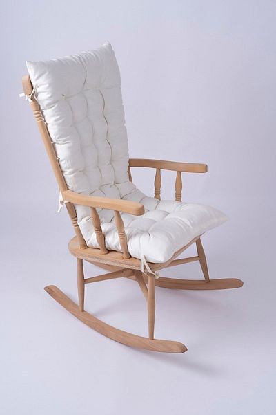 ALTINPAMUK Selen Luxury Cream Chair Cushion - Πάγκος 120x50cm, Swinging Swinging (ΜΟΝΟ ΜΑΞΙΛΑΡΙ)