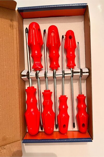 Dogarden Tornavida Seti 7'li - 3 Adet Yıldız , 4 Adet Düz Tornavida -