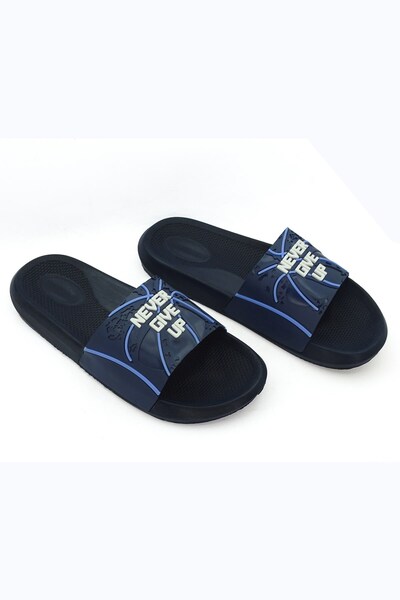 LETAO Urban ανδρικές μαύρες άνετες παντόφλες παραλίας κατάλληλες για βρεγμένο πάτωμα