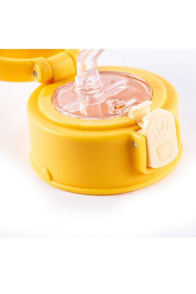 Milk & Moo Milk&Moo Bee Buzz Buzz Spare Flask Lid and Straw Inside the Flask