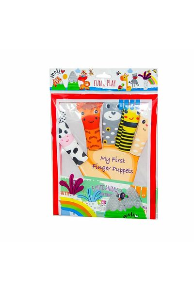 NS SHINE BEAUTY Children's Mol-108 5-Piece Hand Puppet in Bag - Asian Toy