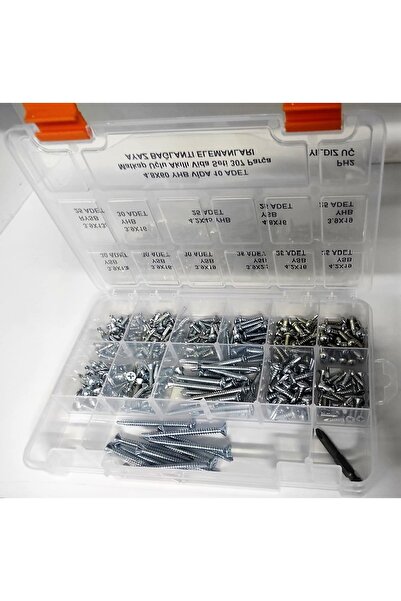 AY-CİV Ayaz Matkap Uçlu Akıllı Vida Seti 307 Parça