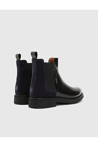 İLVİ Jadon Hakiki Açma Deri Erkek Siyah Bot