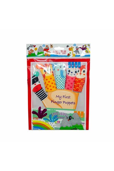 NS SHINE BEAUTY Children's Mol-108 5-Piece Hand Puppet in Bag - Asian Toy