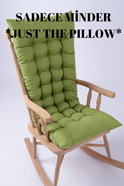 ALTINPAMUK Selen Luxury Chair Cushion, Bench, Swing Rocking Chair Cushion 120X50Cm Green (Just Cushion)