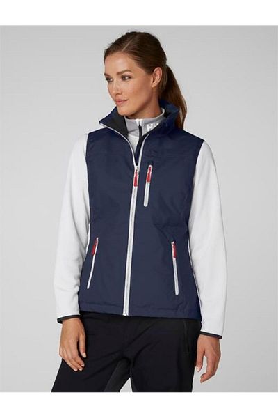 Helly Hansen W Crew Vest Navy - Navy Blue Women's Vest