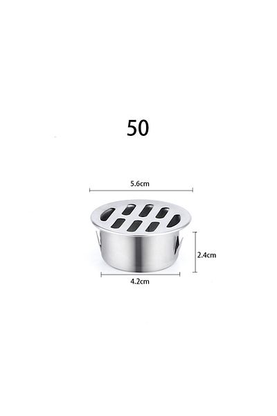 Choice 50mm 1pc Floor Drain 50-200mm Stainless Steel Round Rain Pipe Cap Anti-blocking Floor Strainer For B