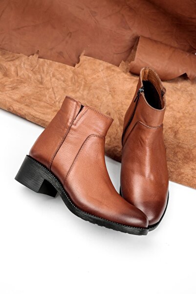 Lal Shoes & Bags Lonut Дамски ботуши с ток от естествена кожа Удобна подметка