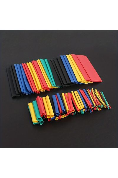 Choice 164PCS Thermos Tube Stopper Heat Shrinkable Tubing Wrapping Thermo Retractable Shrinkable Insulat...