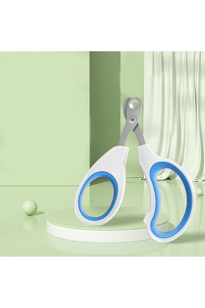 Choice Blue Circular Hole Cat Nail Scissors Professional Pet Dog Nail Clippers Toe Claw Trimmer Pet Groomin