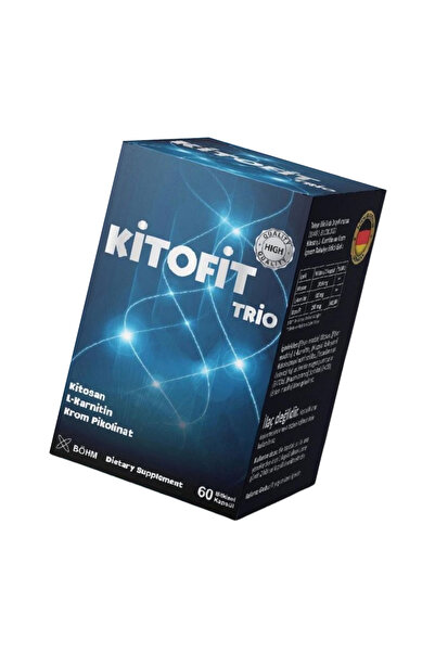 BÖHM Kitofit Trio (KİTOSAN, L-KARNİTİN, KROM PİKOLİNAT) 60 Kapsül ( Diyet Det...