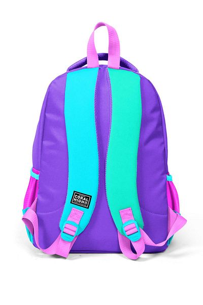 Coral High Rucsac de școală multicolor cu trei compartimente pentru copii 14426