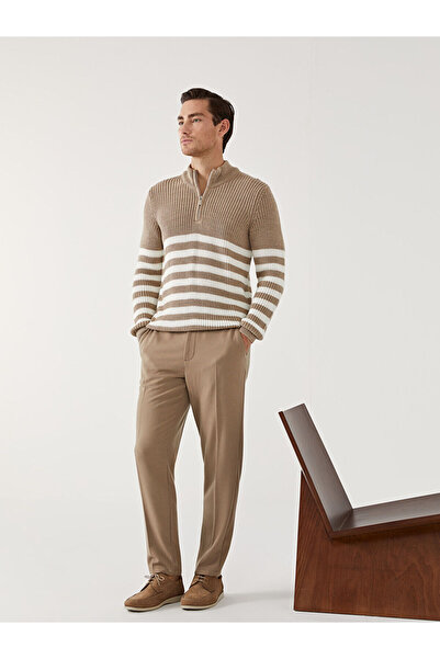 LC Waikiki Brown Standard Fit Men's Trousers