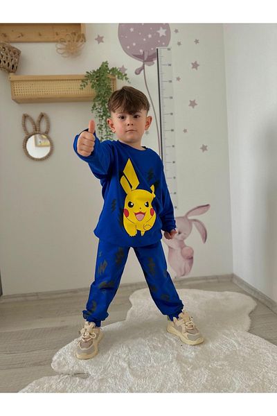 öykümgaleria Boy's 2 Thread Seasonal Bottom Top Set