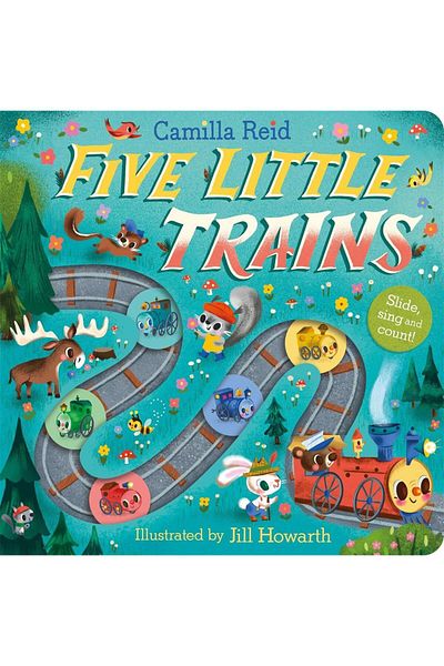 Macmillan Five Little Trains Slide, Sing and Count!