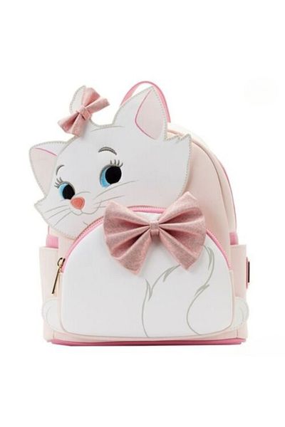 Choice Beige Aristocats Marie Cat Mini Backpack All Over Print Womens Double Strap Shoulder Bag Purse Doubl