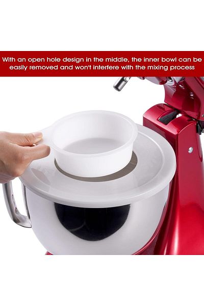 Choice White Cover Mixer Bowl Cover For Kitchenaid 4.5-5 Quart Tilt-head Stand Mixers, Mixer Splatter Guard