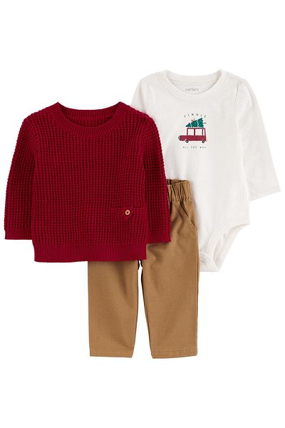Carter's Baby Boy Top and Bottom Set 3 Pack
