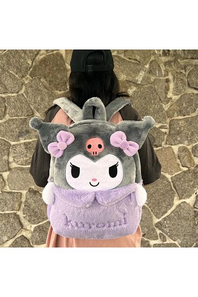 Choice 30x33x10 New Sanrio Cartoon Lovely Plush Backpack Cinnamoroll Kuromi Girl Heart Large Capacity My Me