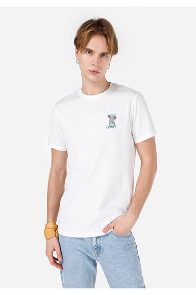 Colin's Regular Fit Round Neck Plain Men's White Short Sleeve T-Shirt